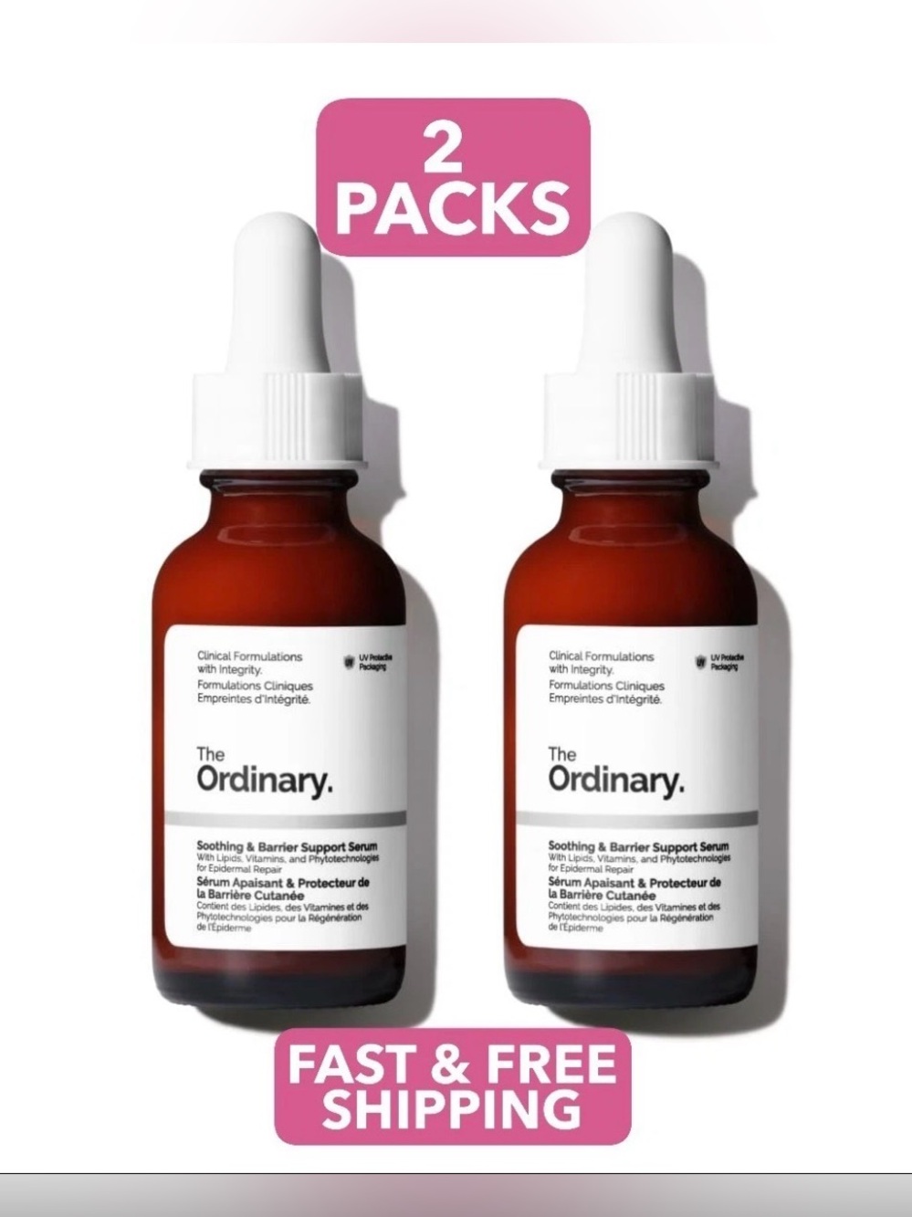 The Ordinary Soothing & Barrier Support Face Serum Redness Hydrating Skin Repair
